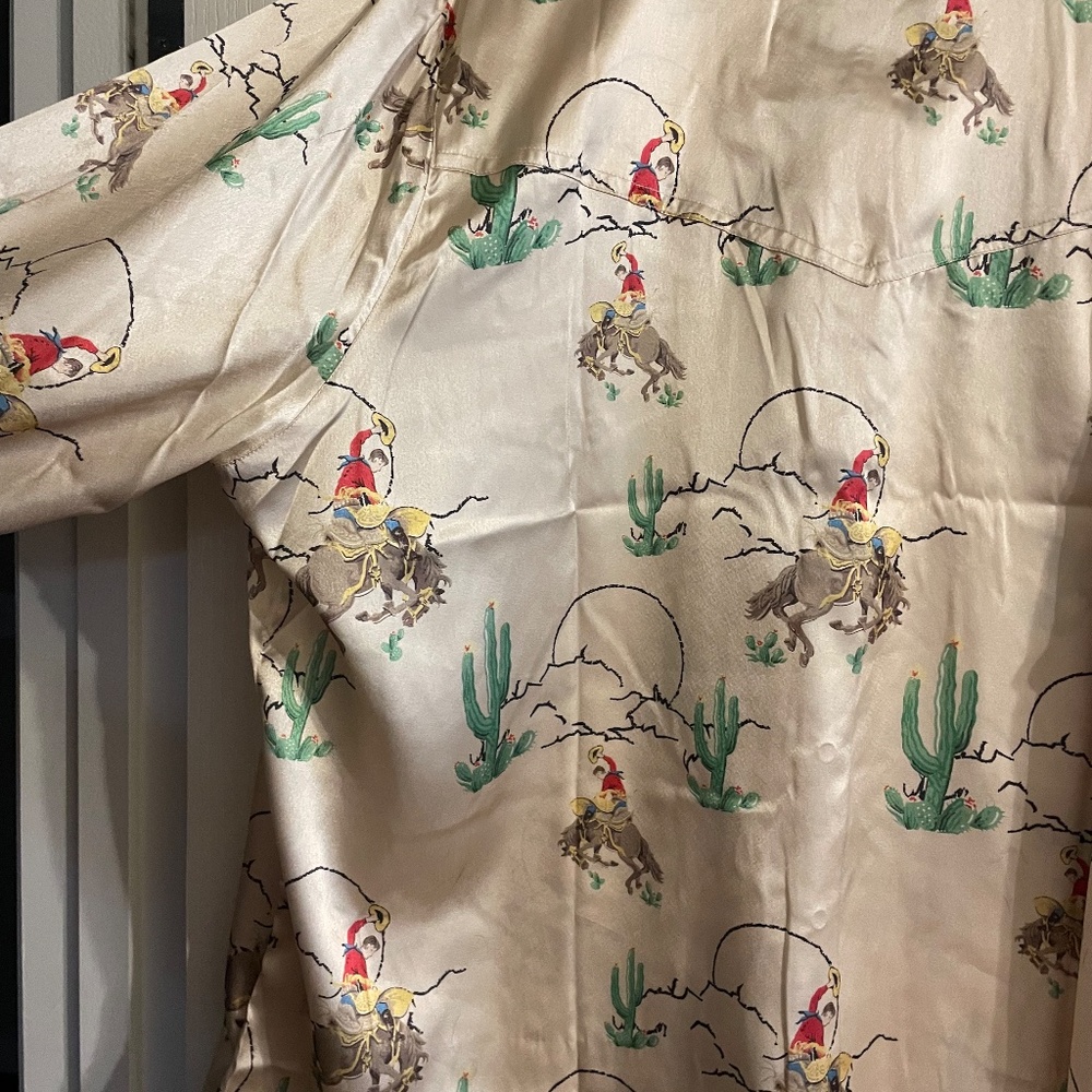 Outback trading company Winnie cowboy blouse shirt 2xl NWT